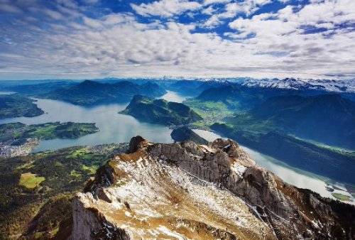 瑞士的阿尔卑斯山